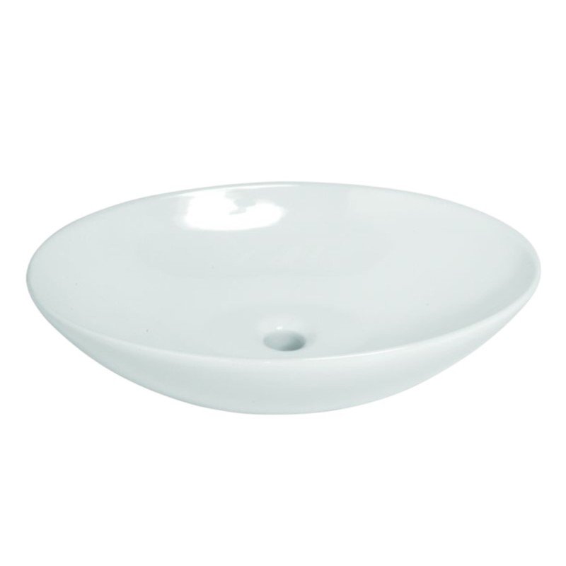 Gloria Bel Lara 17-4874 Επικαθήμενος Νιπτήρας Πορσελάνης 41x33.5x15cm Λευκός