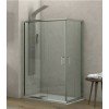 Karag New Flora 100 Καμπίνα Ντουζιέρας με Συρόμενη Πόρτα 100x130x180cm Clear Glass
