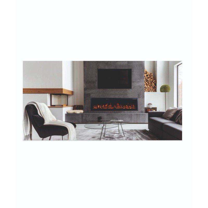 Ηλεκτρικό Τζάκι Smart Notting Hill 50 Επιτοίχιο Ένθετο L.e.d 1800w Hitense