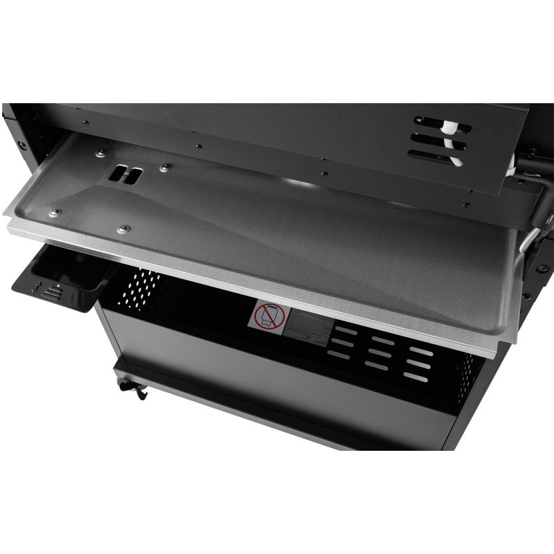Thermogatz GS Grill Abyss View Ψησταριά Υγραερίου Μαντεμένιας Σχάρας 70.5x42εκ. με 4 Εστίες 19kW και Πλαϊνό Μάτι Υπερύθρων 4kW