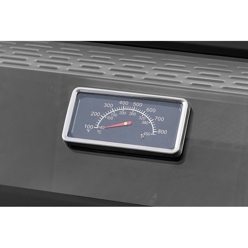 Thermogatz GS Grill Abyss View Ψησταριά Υγραερίου Μαντεμένιας Σχάρας 70.5x42εκ. με 4 Εστίες 19kW και Πλαϊνό Μάτι Υπερύθρων 4kW