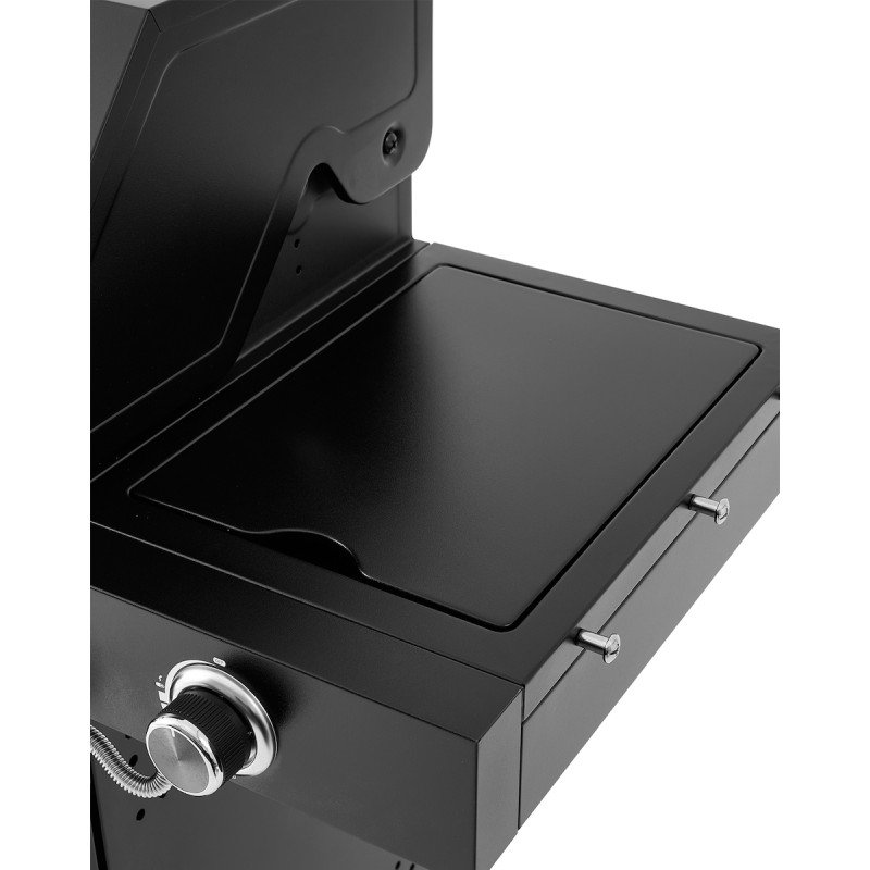 Thermogatz GS Grill Abyss View Ψησταριά Υγραερίου Μαντεμένιας Σχάρας 70.5x42εκ. με 4 Εστίες 19kW και Πλαϊνό Μάτι Υπερύθρων 4kW