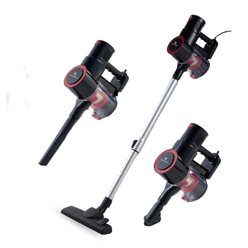 HomeVero Ηλεκτρική Σκούπα Stick 500W Μαύρη HV-MCVC500
