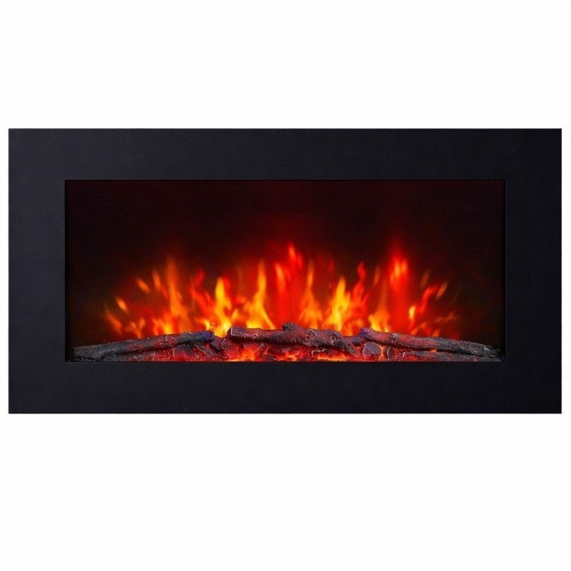 Hitense Επιτοίχιο Ηλεκτρικό Τζάκι 2000W 91x11.5cm Κόκκινο HWF-7K200F Με 7 Επιλογές Χρωμάτων 