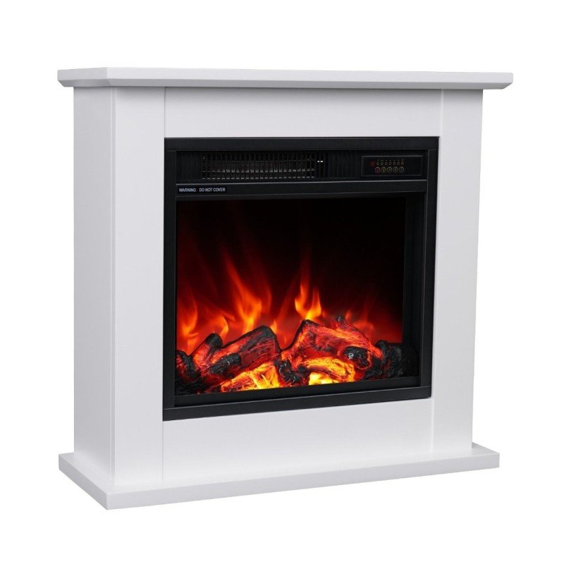 Hitense Επιδαπέδιο Ηλεκτρικό Τζάκι 1350W 64.5x23.5cm Λευκό