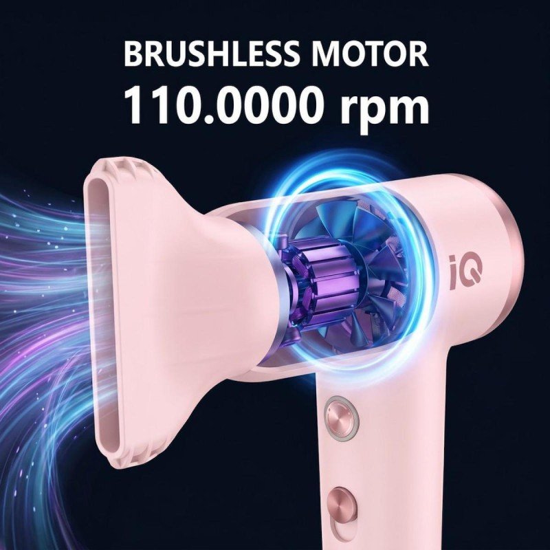 IQ Ionic Πιστολάκι Μαλλιών Ταξιδίου 1000W HD-1292 IQ Ionic Πιστολάκι Μαλλιών Ταξιδίου 1000W HD-1292