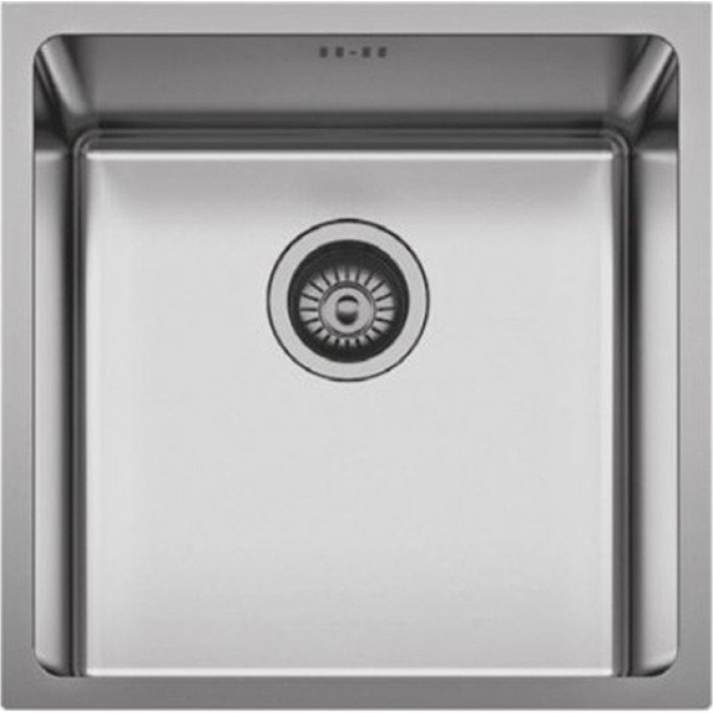 Karag BL 793 Υποκαθήμενος Νεροχύτης Inox Σατινέ Μ44xΠ44cm Ασημί