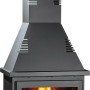 Syrios Festos AS-SY-14/C Ενεργειακό Τζάκι Ξύλου 16.5kW Ίσιο με Ανοιγόμενη Πόρτα