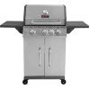 Thermogatz Elite Gs Grill Elite Ψησταριά Υγραερίου Μαντεμένιας Σχάρας 60x42εκ. με 3 Εστίες 9kW και Πλαϊνό Μάτι