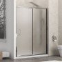 Karag New Flora 500 NFLF500120 Διαχωριστικό Ντουζιέρας με Συρόμενη Πόρτα 120x180cm Fabric