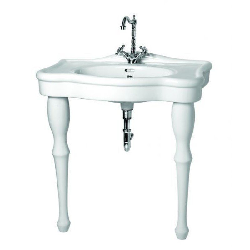 Gloria Paladium 17-7001 Νιπτήρας Δαπέδου Πορσελάνης 81x55cm Λευκός