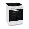 Korting KEC6A60WG Κουζίνα 71lt με Κεραμικές Εστίες Π60εκ. Λευκή