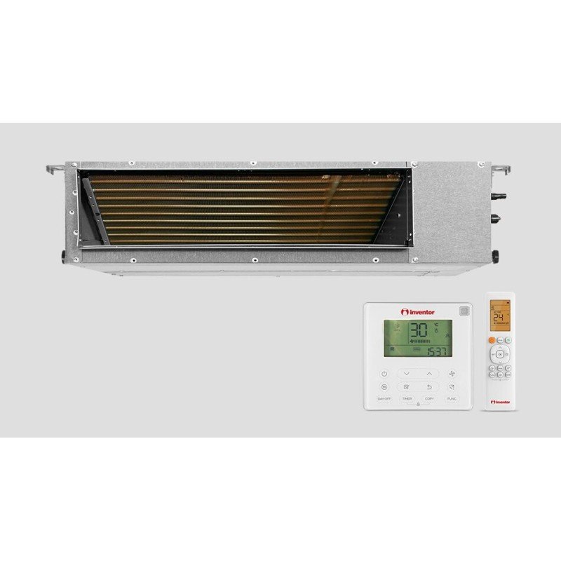 Inventor LV6DI-18WiFiR Εσωτερική Μονάδα Καναλάτο για Multi Κλιματιστικά 18000 BTU Ασημί