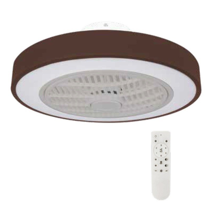 Gruppe CMBF-FS6008 Ανεμιστήρας Οροφής 50cm με Φως και Τηλεχειριστήριο Cappuccino