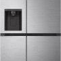 LG Ψυγείο Ντουλάπα 635lt Total NoFrost Υ179xΠ91.3xΒ73.5εκ. Inox GSLV51PZXE