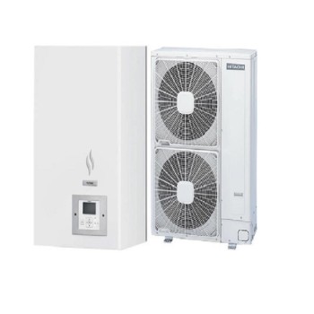 Hitachi Yutaki-S RWM-4.0N1E/RAS-4WHVPE Αντλία Θερμότητας 11kW Μονοφασική 60°C Split