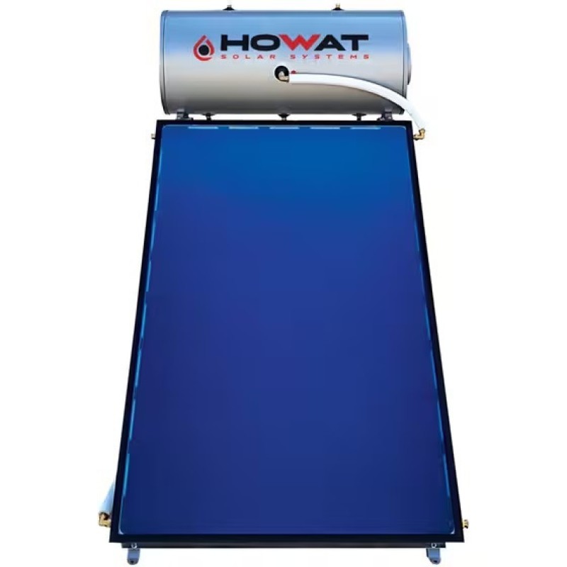 Howat Ηλιακός Θερμοσίφωνας 160lt Glass Τριπλής Ενέργειας 2.4τ.μ. Επιλεκτικός