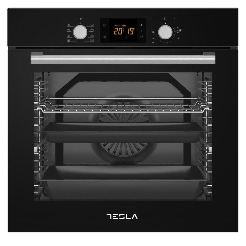Tesla BO900SB Φούρνος άνω Πάγκου 80lt Π60εκ. Μαύρος