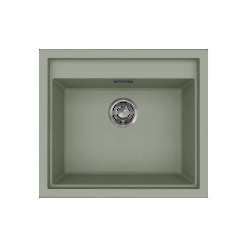 Elleci Sintesi 105 LKS10582 Ένθετος Νεροχύτης από Συνθετικό Γρανίτη Μ57xΠ50cm Πράσινος Elleci Sintesi 105 LKS10582 Ένθετος Νεροχύτης από Συνθετικό Γρανίτη Μ57xΠ50cm Πράσινος