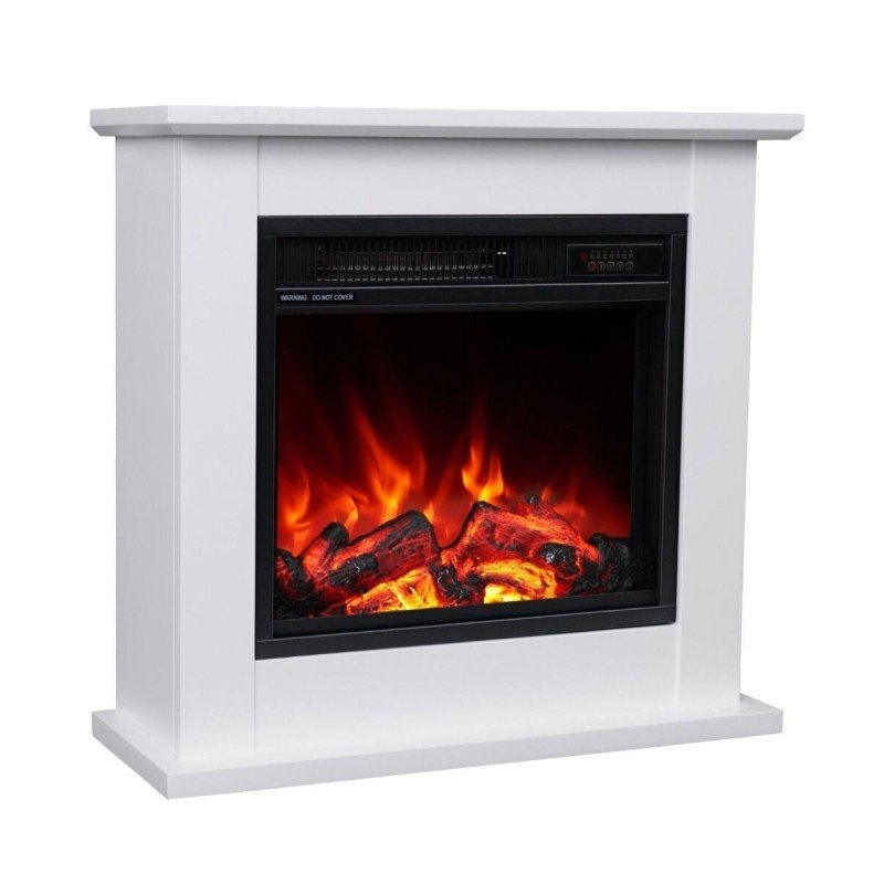 Hitense Επιδαπέδιο Ηλεκτρικό Τζάκι 1350W 64.5x23.5cm Λευκό