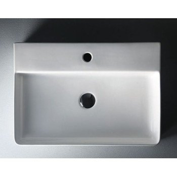 Karag LT2173 Επικαθήμενος Νιπτήρας Πορσελάνης 60x42x12cm Λευκός