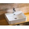 Karag LT2173-S Επικαθήμενος Νιπτήρας Πορσελάνης 50x42x12cm Λευκός