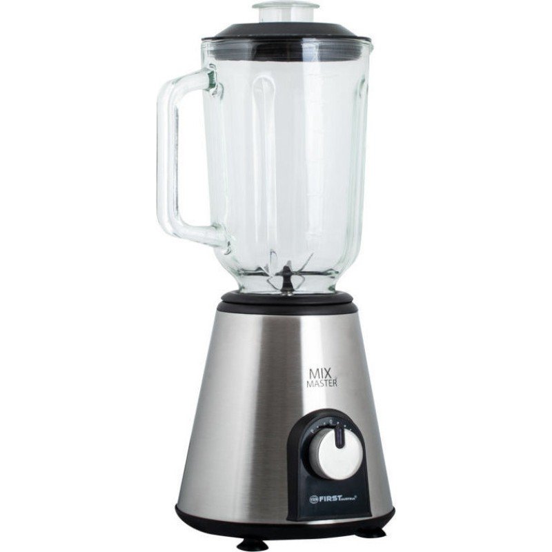First Austria Μπλέντερ με Γυάλινη Κανάτα 1.5lt 1000W Inox FA-5241-3