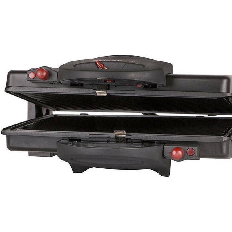 First Austria Τοστιέρα Γκριλιέρα 2000W Μαύρη FA-5330