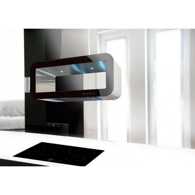 Pyramis Corso Elegant Απορροφητήρας Νησίδα 90cm Inox