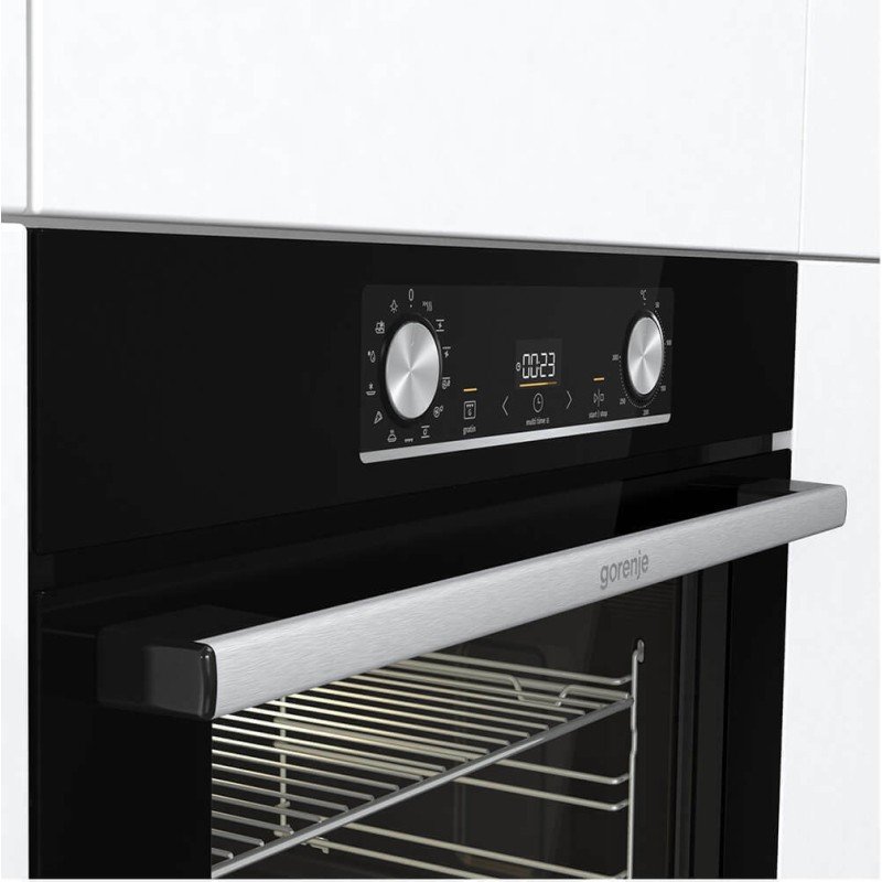Gorenje BOSX6737E13BG Φούρνος άνω Πάγκου 77lt χωρίς Εστίες Π59.5εκ. Μαύρος