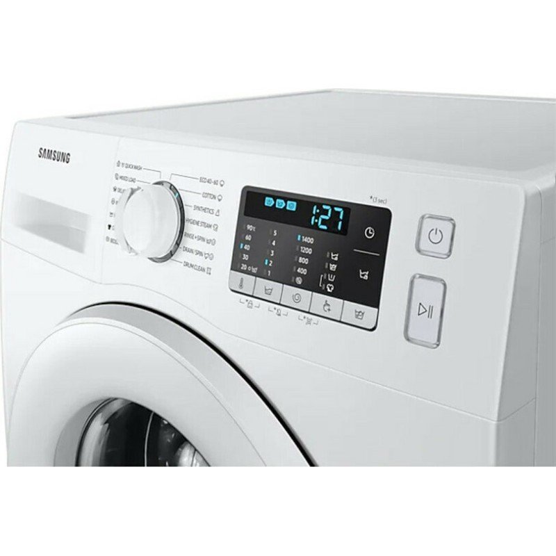 Samsung Πλυντήριο Ρούχων 8kg με Τεχνολογία Ατμού 1200 Στροφών Ecobubble WW80TA026TT/LE