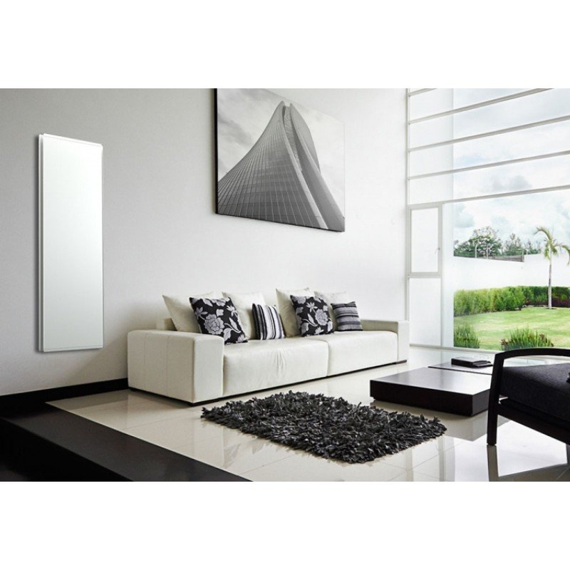 Radialight Icon 15 Θερμοπομπός Τοίχου 1500W με Ηλεκτρονικό Θερμοστάτη και WiFi 45x150cm White