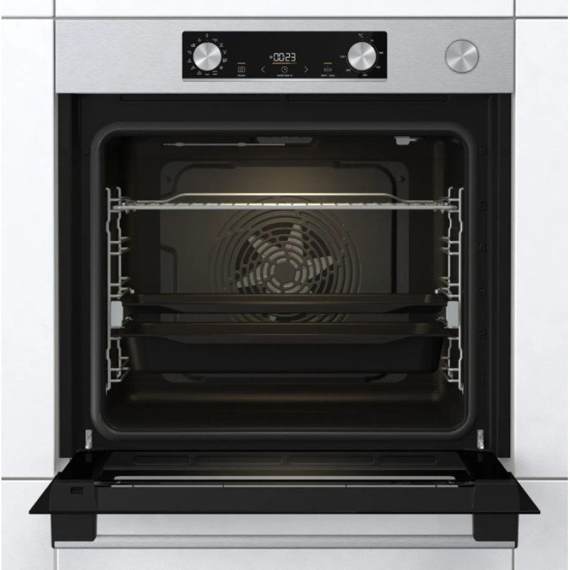 Gorenje BSA6737E15X Φούρνος άνω Πάγκου 77lt χωρίς Εστίες Π59.5εκ. Inox
