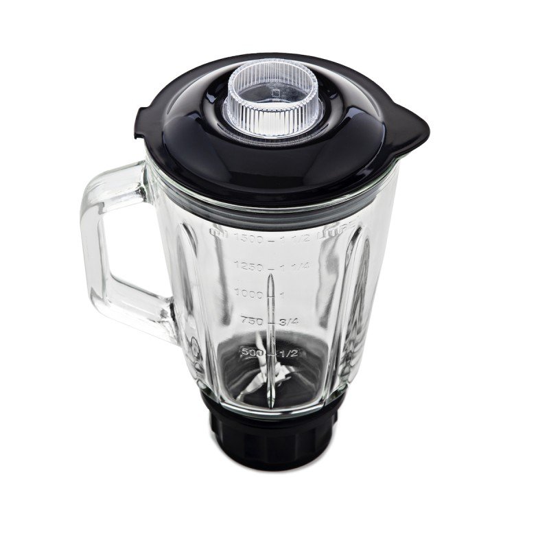 Gruppe Nutri Energy Μπλέντερ με Γυάλινη Κανάτα 1.5lt 550W Inox