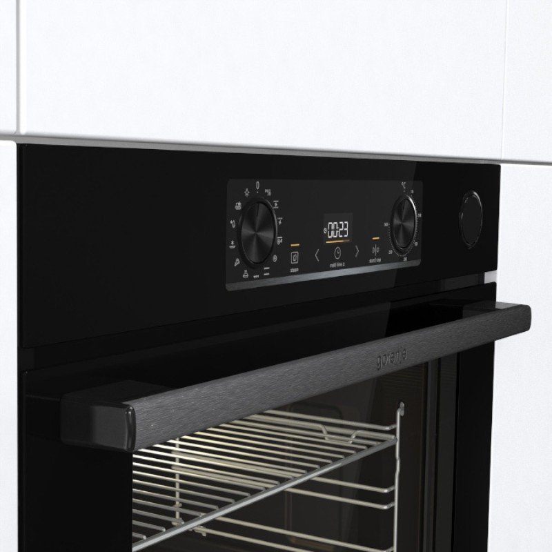 Gorenje BSA6737E15BG Φούρνος άνω Πάγκου 77lt χωρίς Εστίες Π59.5εκ. Μαύρος