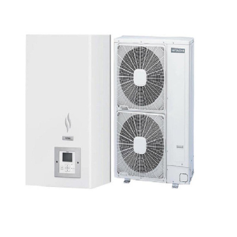 Hitachi Yutaki-S RWM-4.0NE / RAS-4WHNPE Αντλία Θερμότητας 11kW Τριφασική 60°C Split
