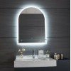 Gloria Solo 77-5070 Ημικυκλικός Καθρέπτης Μπάνιου Led Αφής 50x70cm