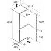 Liebherr CNsfd 5203 Pure Ψυγειοκαταψύκτης 330lt NoFrost Υ185.5xΠ59.7xΒ67.5εκ. Inox