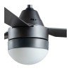 Bayside Megara Ανεμιστήρας Οροφής 122cm με Φως και Τηλεχειριστήριο Titanium 80531017