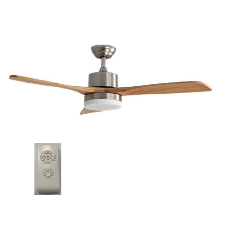 Primo PRCF-80442 Ανεμιστήρας Οροφής 130cm με Φως και Τηλεχειριστήριο Καφέ