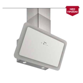 Pyramis Vetrio Απορροφητήρας Καμινάδα 60cm Inox-White