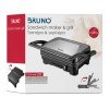 Bruno Τοστιέρα Γκριλιέρα 1600W Inox BRN-0078