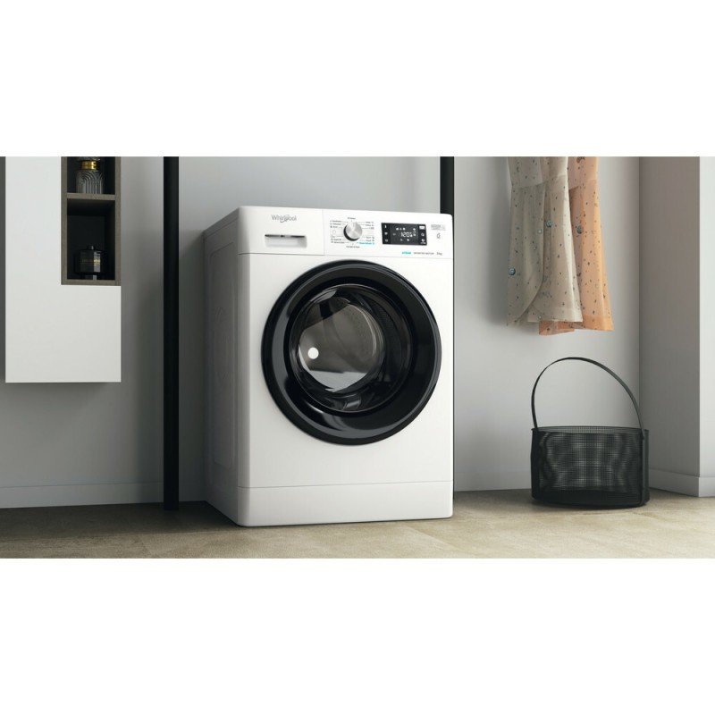 Whirlpool Πλυντήριο Ρούχων 9kg με Τεχνολογία Ατμού 1400 Στροφών 6th Sense FFB 9469 BV EE