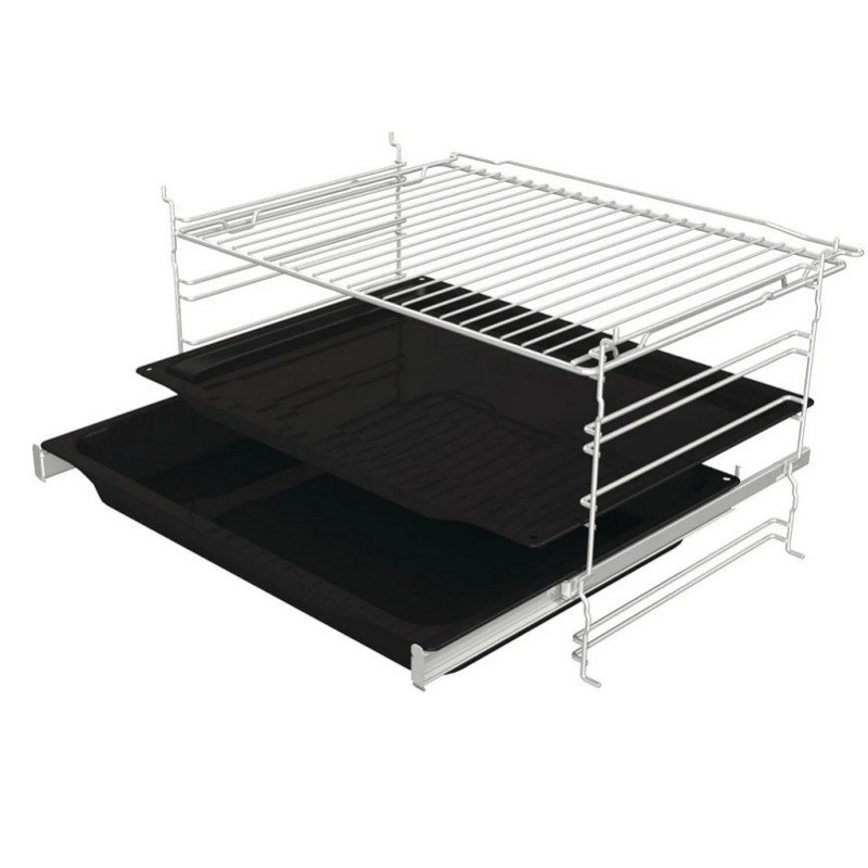 Gorenje BOS6737E06BG + ECT43X Φούρνος άνω Πάγκου 77lt με Κεραμικές Εστίες Π59.5εκ. Μαύρος