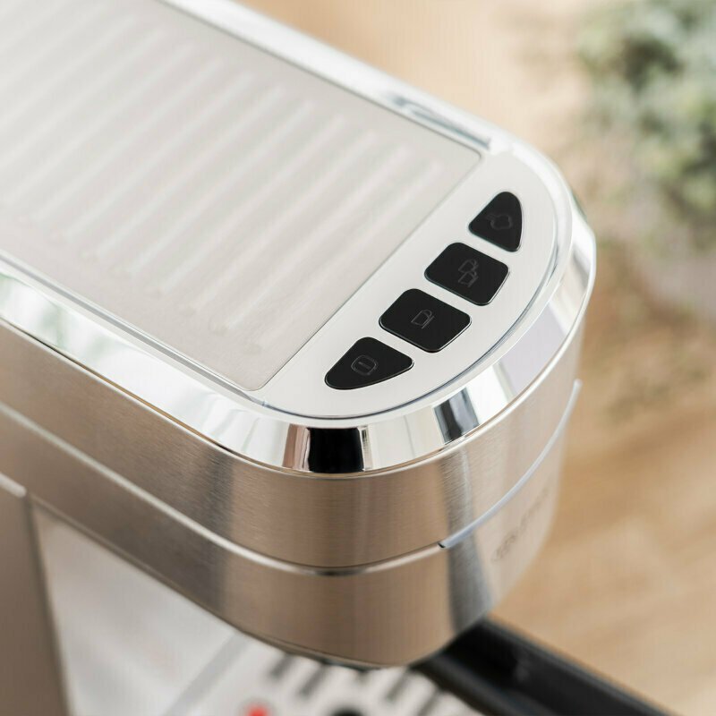 First Austria Μηχανή Espresso 1450W Πίεσης 15bar Ασημί FA-5476-3