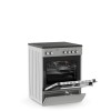 Thermogatz TGS CER600 S Κουζίνα 60lt με Κεραμικές Εστίες Π60εκ. Inox