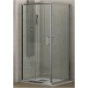 Karag New Flora 100 NFL1007070180 Καμπίνα Ντουζιέρας με Συρόμενη Πόρτα 70x70x180cm Clear Glass Chrome