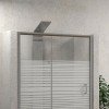 Karag New Flora 500 NFLS500120 Διαχωριστικό Ντουζιέρας με Συρόμενη Πόρτα 120x180cm Serigrafato