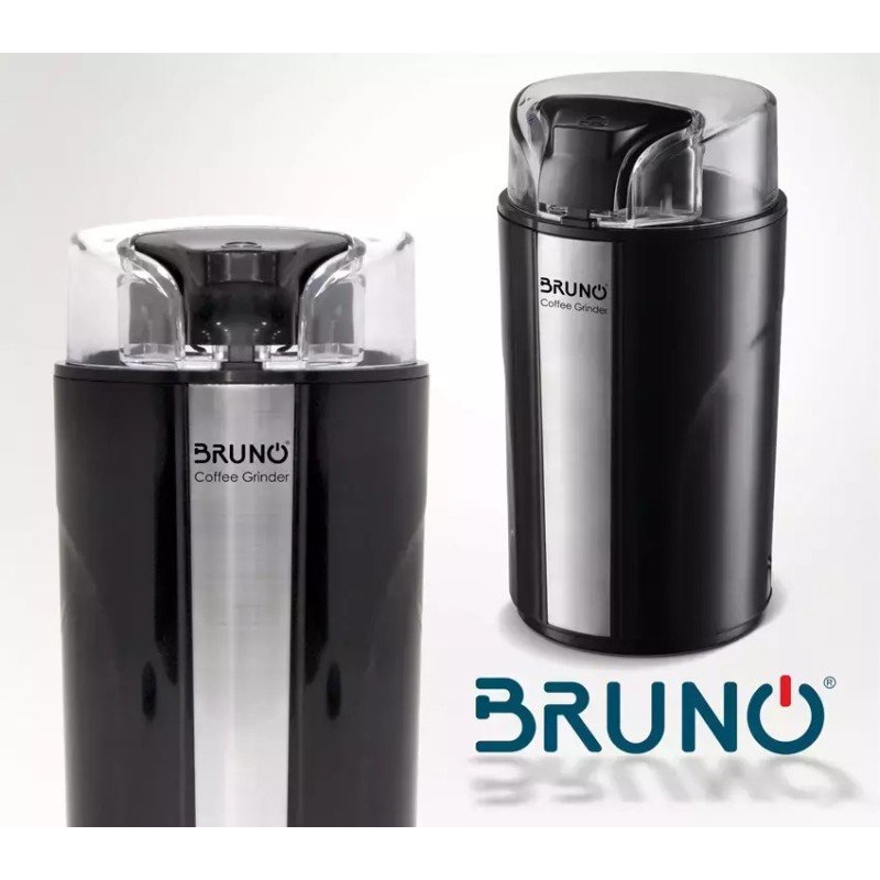 Bruno BRN-0094 Ηλεκτρικός Μύλος Καφέ 200W με Χωρητικότητα 75gr Μαύρος