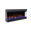 Hitense Las Vegas 43 Επιτοίχιο Ηλεκτρικό Τζάκι 1600W 110.2x48.4cm Μαύρο